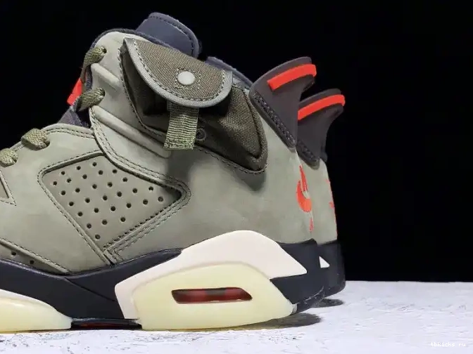 Reps TB x Scott Medium 6 Travis CN1084-200 Air Olive Jordan 0527